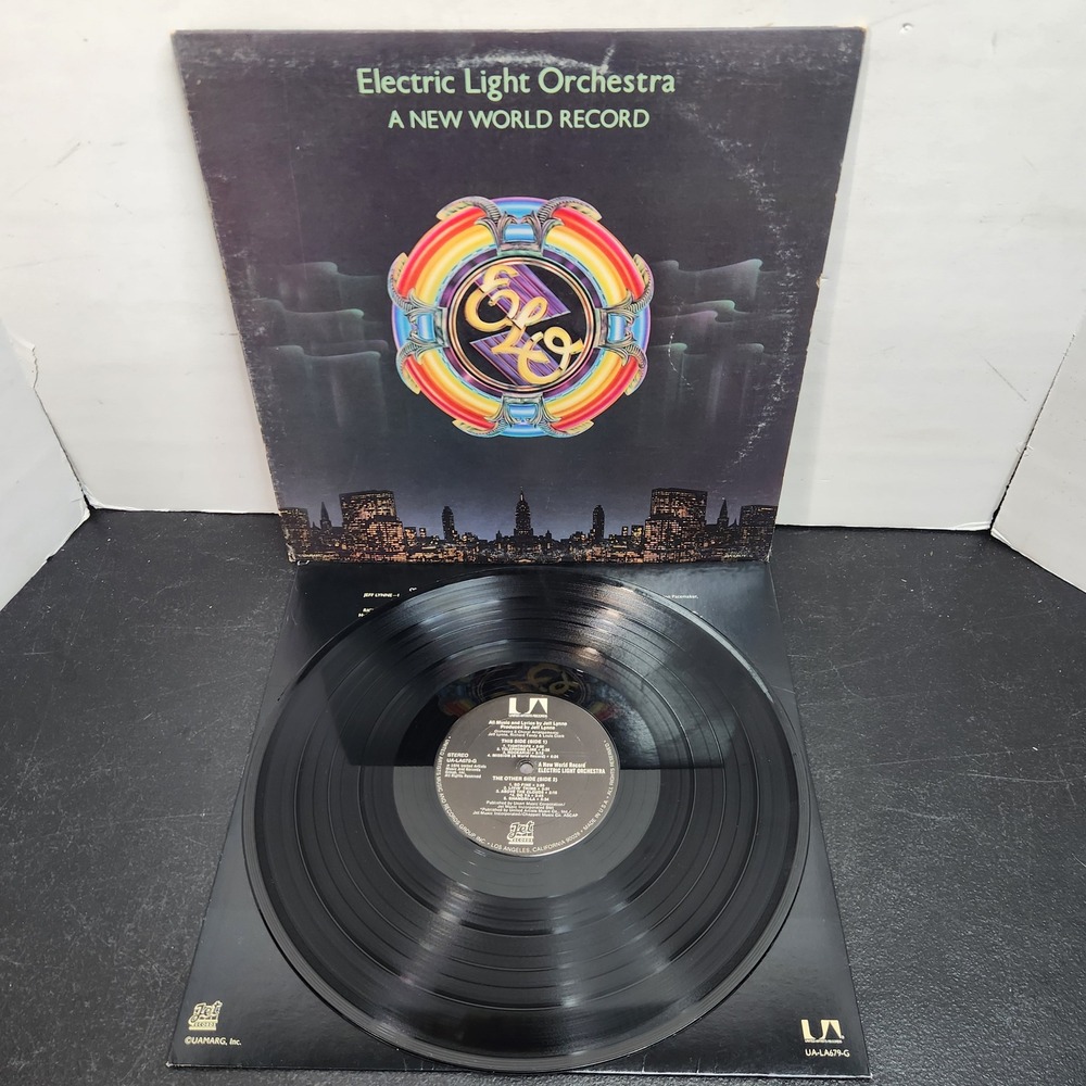 Electric Light Orchestra A New World Record Vinyl LP UA-LA679-G ELO 1976 Rock